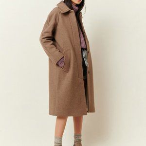 Sessùn Alvi Wool Coat Size 34 (US XS) in Light Brown